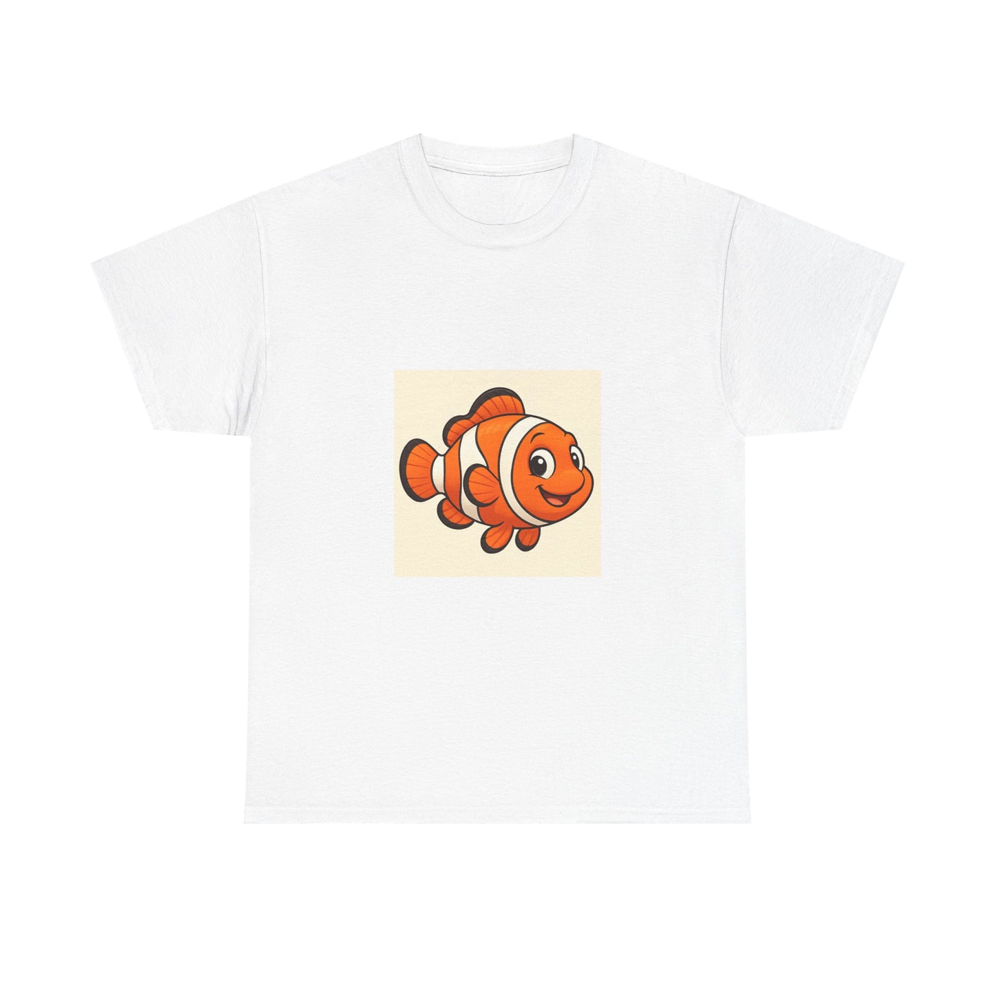 Colorful Clownfish Tee for Ocean Lovers, Unisex Cotton T-Shirt, Cute Marine Life Shirt, Gift for Aquatic Enthusiasts, Summer Wear